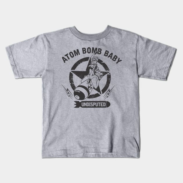 Atom Bomb Baby Kids T-Shirt by stuff101